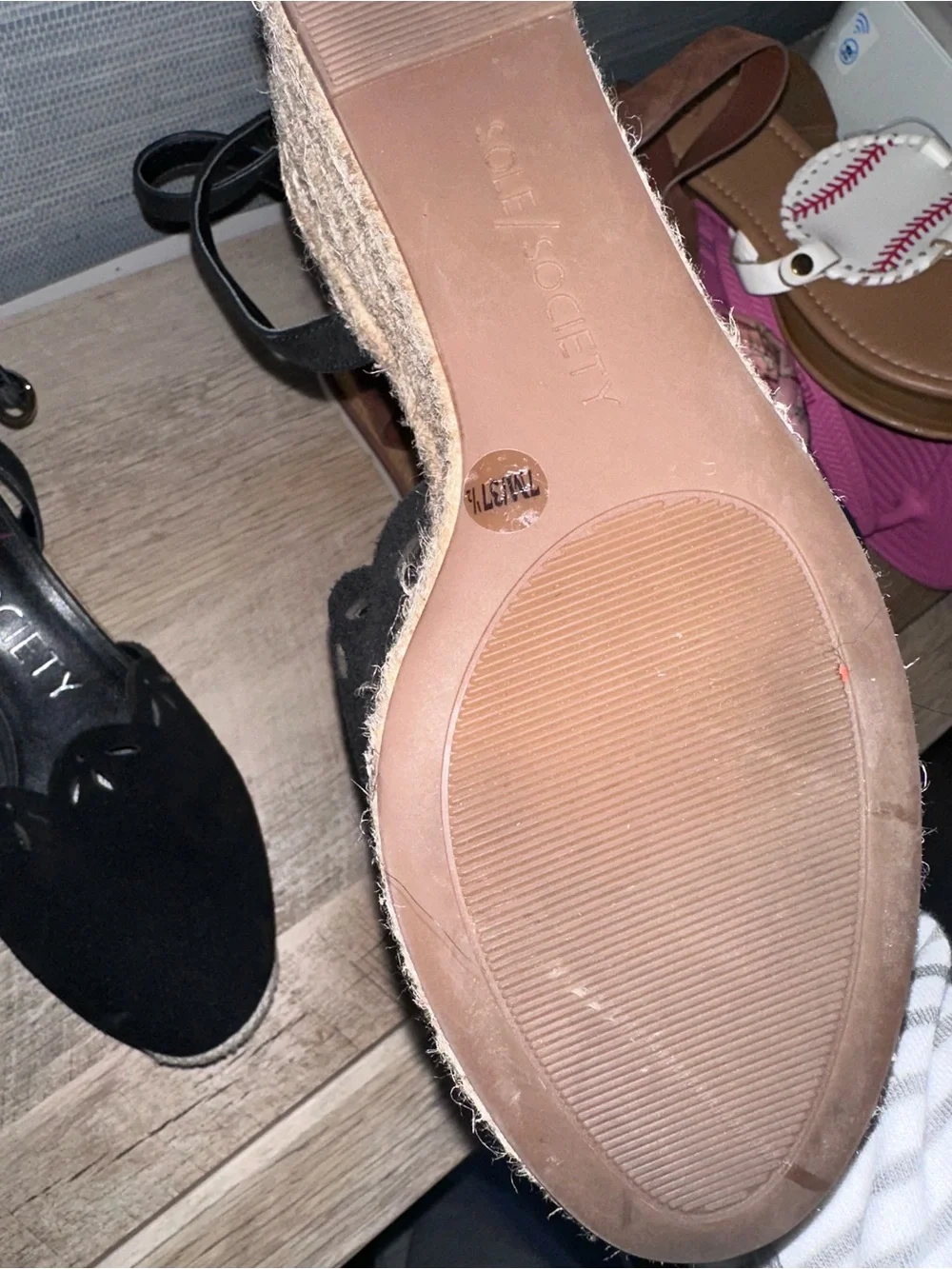 Sole Society black espadrille